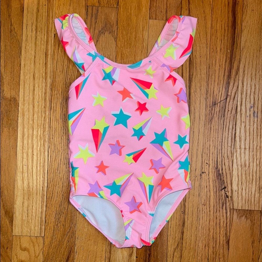 Carters Colorful Star Print Kids Swimsuit 3t